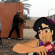 Illustration for article titled Disturbing illustrations show the real life ending of Disney characters